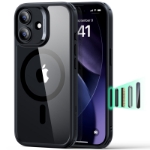 ESR Apple iPhone 17 Classic Hybrid Magsafe Kılıf Şeffaf Siyah resmi