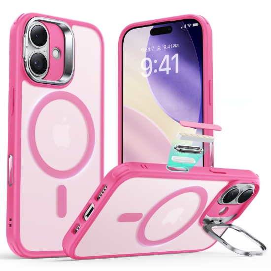 ESR Apple iPhone 17 Classic Hybrid MagSafe Standlı Kılıf – Pembe resmi