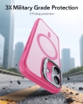 ESR Apple iPhone 17 Classic Hybrid MagSafe Standlı Kılıf – Pembe resmi