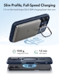 ESR Apple iPhone 17 Classic Hybrid MagSafe Standlı Kılıf – Mavi resmi