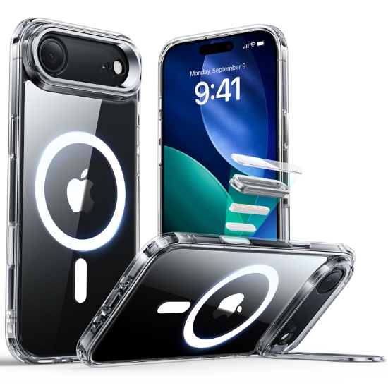 ESR Apple iPhone 17 Air Classic Hybrid Magsafe Standlı Kılıf - Şeffaf resmi