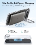 ESR Apple iPhone 17 Air Classic Hybrid Magsafe Standlı Kılıf - Şeffaf resmi