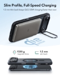 ESR Apple iPhone 17 Air Classic Hybrid Magsafe Standlı Kılıf- Siyah resmi