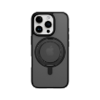 Rock Iphone 16 Pro Max Soft Rotating MagSafe Stantlı Kılıf Buzlu Siyah resmi