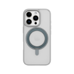 Rock Iphone 16 Pro Max Soft Rotating MagSafe Stantlı Kılıf Gri resmi