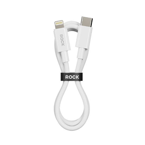 Rock P8 Type-C to Lightning PD 60W 100cm Kablo Beyaz resmi