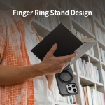 Rock Iphone 16 Pro Gri Soft Rotating MagSafe Stantlı Kılıf resmi