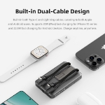 ROCK P50 10.000 mAh 5-in-1 PD20W MagSafe Powerbank Siyah resmi