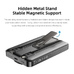 ROCK P50 10.000 mAh 5-in-1 PD20W MagSafe Powerbank Siyah resmi