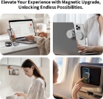 Rock Elektronik Vakumlu 360 Döner Araç ve Masaüstü Telefon Tutucu Siyah resmi