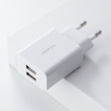 Rock Space T29 5V / 2.4A Çift USB Hızlı Şarj Cihazı Beyaz resmi
